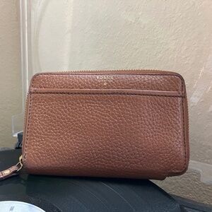 Fossil leather wallet